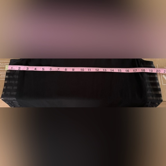 Zara Woman Dressy Tank Top w/Sheer Sides Black, Size Large NWT - Picture 3 of 7